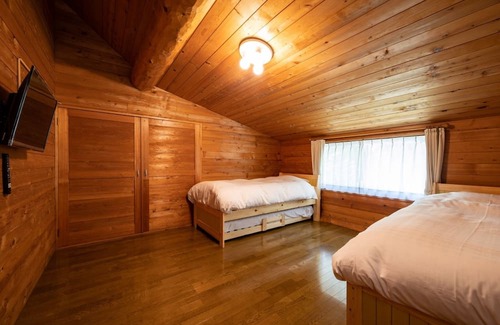 Nasu House | Log house with nature BBQ grill available Projector available Pets allowed 3 bedrooms Up to 3 parkin / Nasugun Tochigi