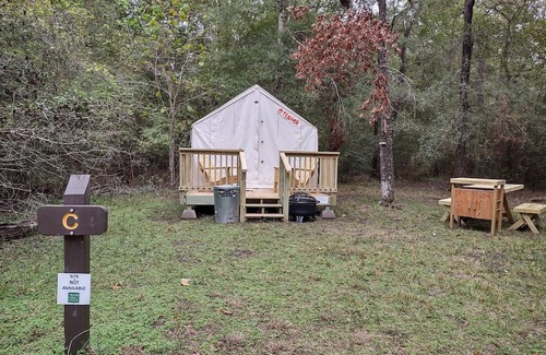 West Livingston RV Rental | Tentrr State Park Site - TX Lake Livingston State Park - Site C - Single Camp