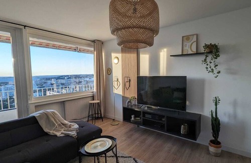 Le Cabot Apartment | T3 Cosy Avec vue Panoramique à 180° à la Porte des Calanques