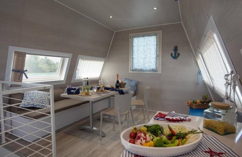 Lignano Sabbiadoro Boat Rental | Tranquil Marina Azzurra Resort House boat 2 Bedroom sleeps 6