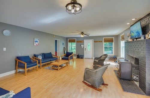 West Sand Lake House | Lakefront West Sand Lake Home with Beach Access!