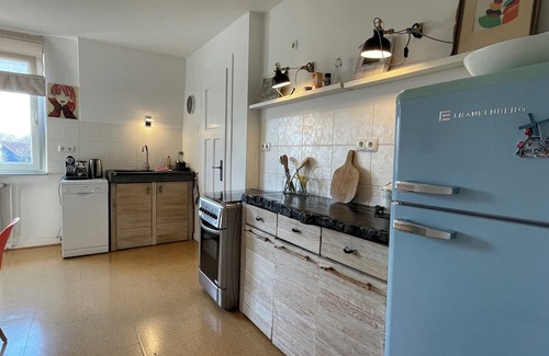 Dorsten Apartment | Charismatic old building meets creative design - arrive and feel good.