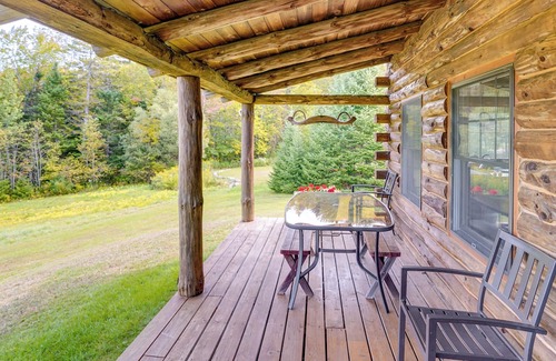 Wilmington Cabin | Cozy Log Cabin Near Mt Snow: Views, Modern Comfort