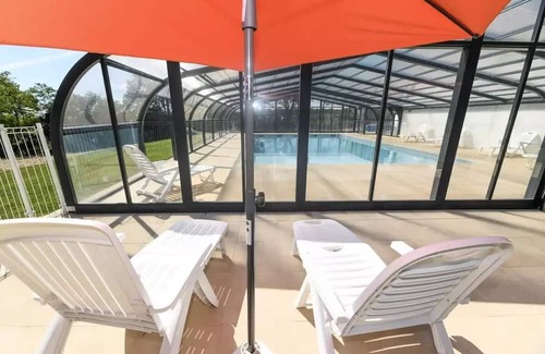 Commequiers House | Camping The 4-Leaf Clover * - Air-conditioned Nautil home mobile home - 37 m² - 2 bedrooms + dressing room (2014) 4 people