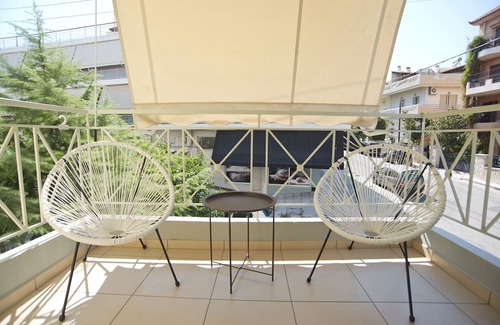 Chaidari Apartment | Filoxenia Modern Apt with Balcony near Athens Ctr