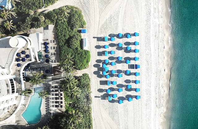 2 Bedroom 2 Bath Oceanfront Condominium on Sunny Isles Beach with Beachside Pool