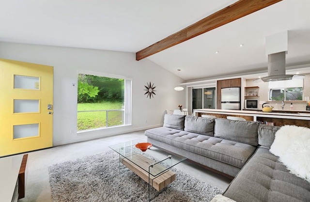 Walk to SoCo Stylish Mid Century Gem by Lodgewell
