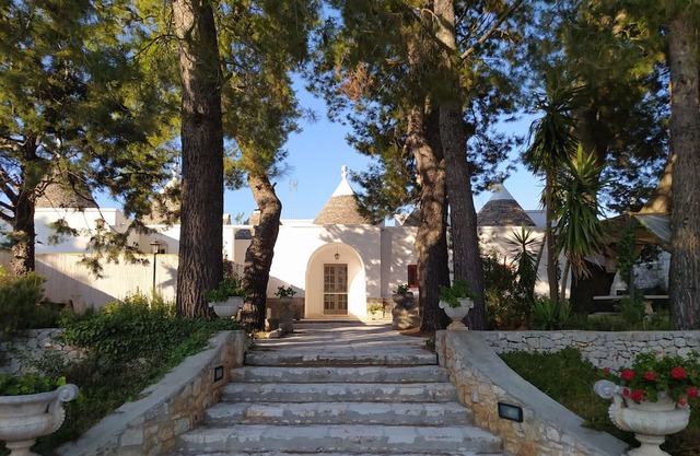 Trulli with pool