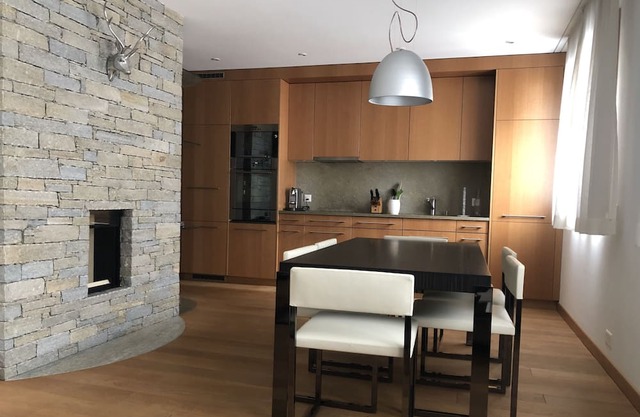 Beautiful luxury apartment in the center of St. Moritz with private parking