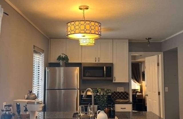 French Inspired Stay Fireplace Coffee bar Cozy