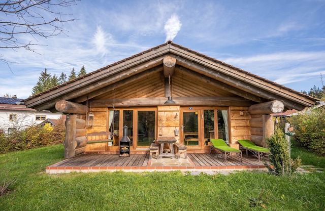 Blockhaus mit Sauna in Sankt Englmar