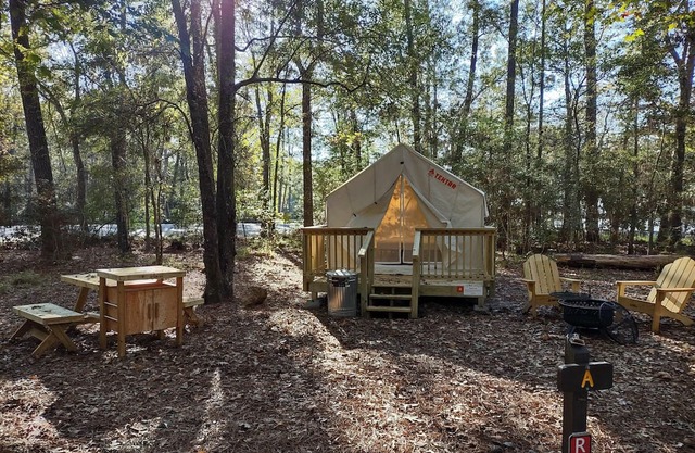 Tentrr State Park Site - TX Lake Livingston State Park - Site A - Single Camp