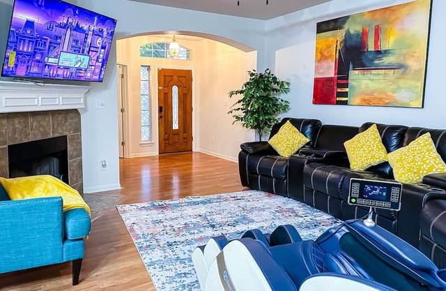 Charming Retreat with Style & Comfort, Relax with Shiatsu Massage chair