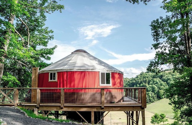 Check out this Yurt in Tazewell County at Stoney Ridge