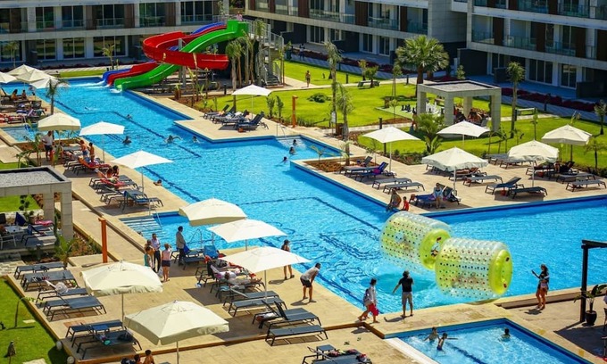 Trikomo Apartment | Studio Flat w Pool, Balcony Near Beach in Iskele