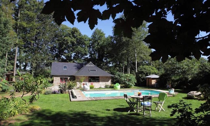 Coray House | House between land and sea, private heated pool 20 minutes from the beaches