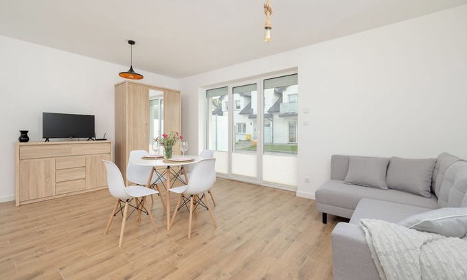 Darlowko Apartment | Bright Studio in Darlowo by Renters