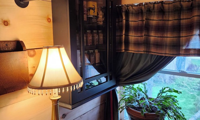 Cardinal Apartment | Rustic Studio Apartment in Cardinal, ON WiFi, AC, firetable & seasonal hot tub!