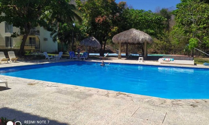 Crucecita Condo | 5 minutes walk to the town square. Gated Community condo w