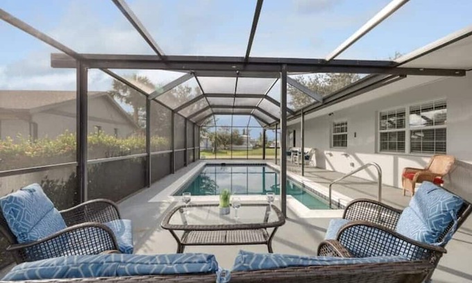 Charlotte Park House | Private pool home, In the center of Punta Gorda, Just minters from fun & food