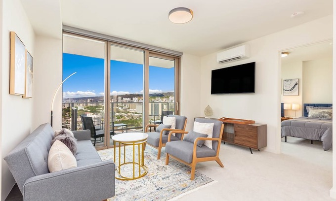 Ala Moana Condo | Spectacular Condo at Sky Ala Moana with Ocean View and Parking