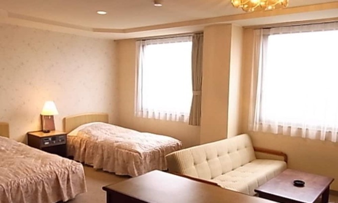 Ote House | Standardroom without meals Deluxe twin on the Fukui castle ruins side / Fukui Fukui