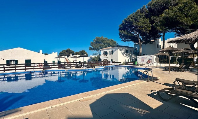 Puerto Luz Apartment | Apartment 'Addaia' with Mountain Views, Shared Pool and Wi-Fi