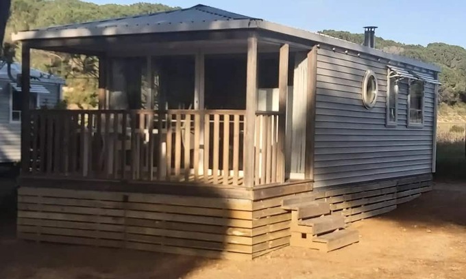 Bizanet House | Ushuaïa Villages Camping Figurotta * - Mobile Home Mistral 35m² - 2 bedrooms + air conditioning + covered terrace for 6 people