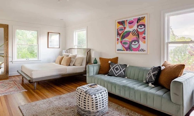Hosford-Abernethy Apartment | BoHo Oasis in Ladd's Addition with 2 Beds