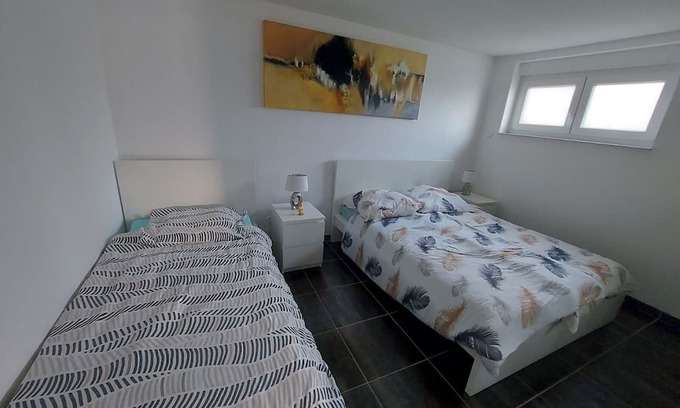 Calmus Apartment | Lovely apartment with small patio in charming Saeul